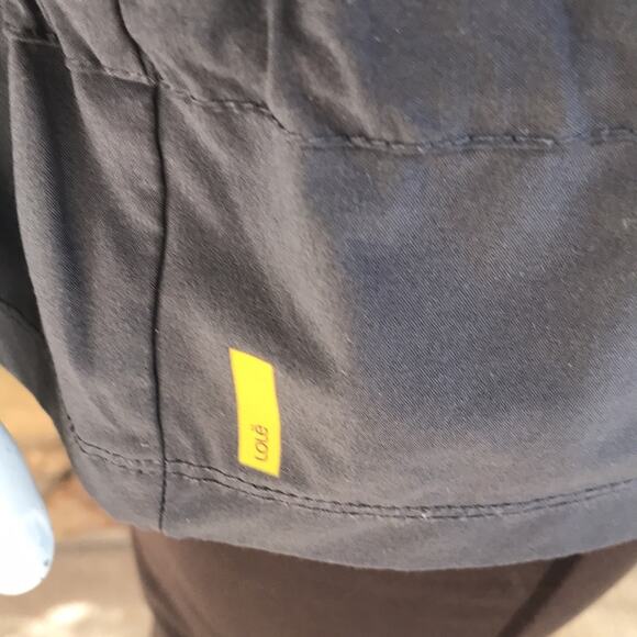 Lole Racerback Tank Gray Drawstring Waist Recycled Polyester Women's Size Small - Picture 6 of 10